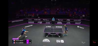 Point of the Day by Simon Gauzy WTT Frankfurt 