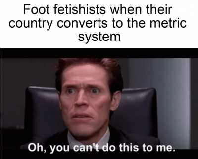 "I can't jack off to meters!"
