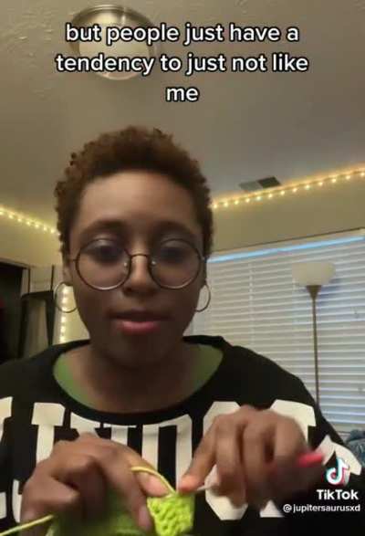 So funny how one of the FIRST explanations she comes to for not being a likable person is being ugly showing how people view ugly people as naturally unlikable