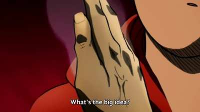Meeting the final boss in a side quest [One Punch Man]