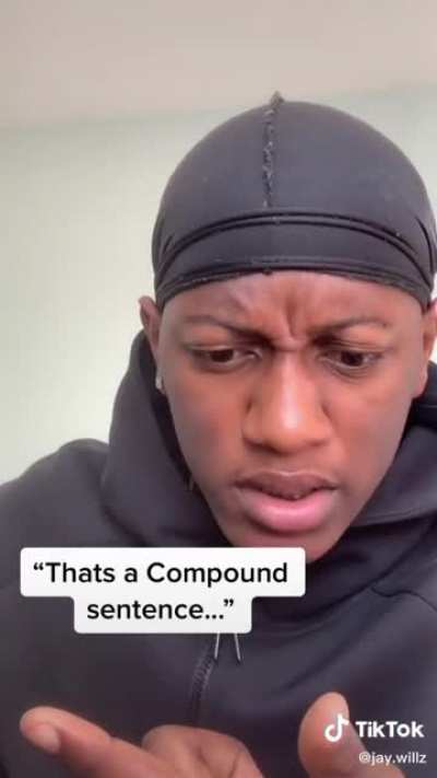 You need a compound sentence to say your age?!?