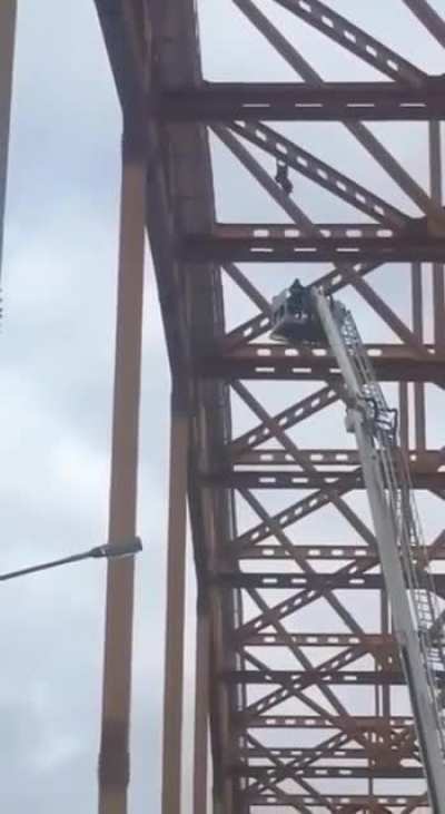 Russian fall from bridge