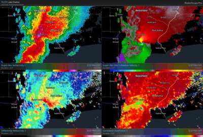 Absolutely insane how long the Port Arthur storm has held together. The definition of a long tracked tornado&hellip;