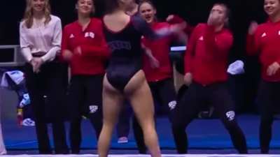 Hailey Vultaggio: Southern Utah University gymnastics ❤️🤍🖤🤸&zwj;♀️