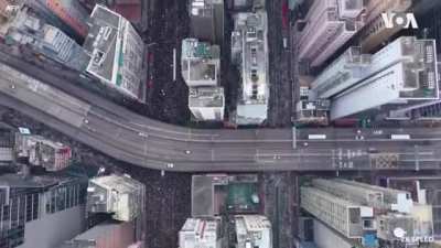 around 11 hours later last year, 2 million hong kongers protested. After a year we are still protesting.