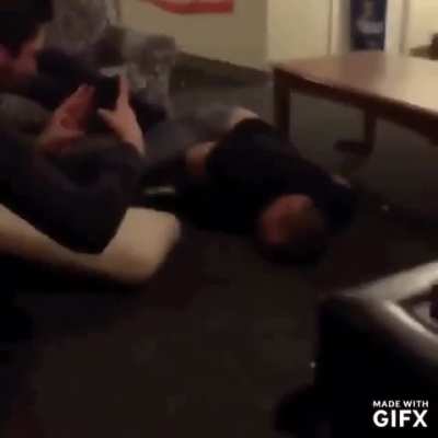 Pretending to be a wwe wrestler