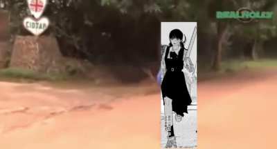 Brave brave War Devil. She bravely ran away!!