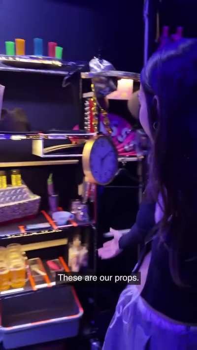 Backstage tour for Titanique , from IG 4.15.2026