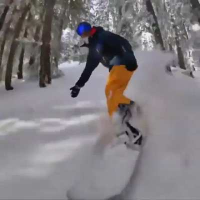 Just snowboarding, nothing more to see here.