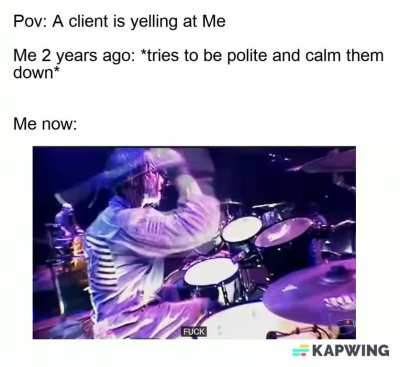 Customer service got me like....