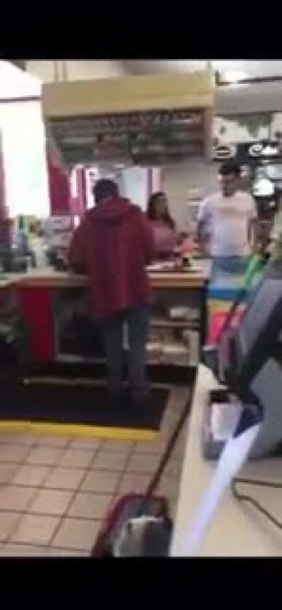 WCGW if I&rsquo;m a racist and puts my hands on someone