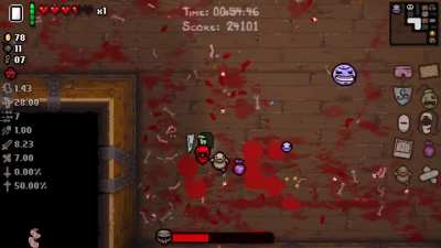 Sometimes something looks at you from chest cracks.
