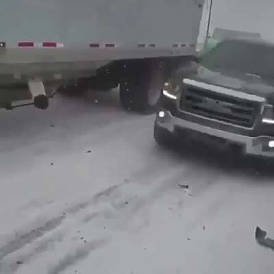 Inside a blizzard...