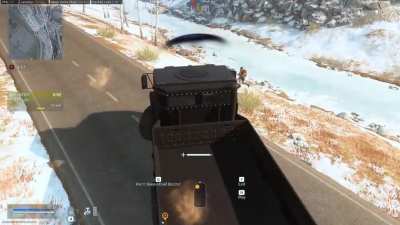 Bug Zone at it again. What exactly did i hit? looks like invisible garage on the road