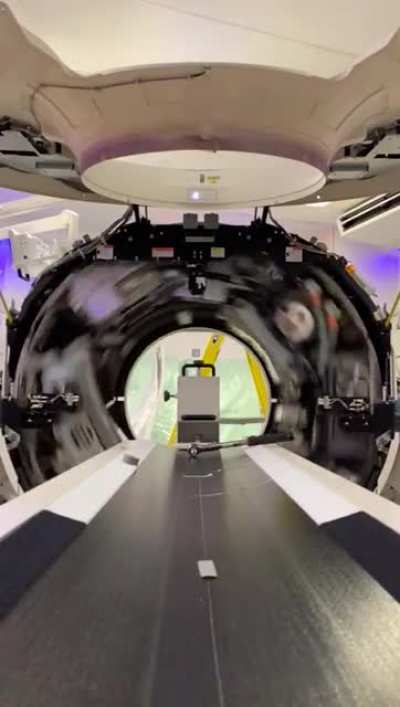 Inside a CT scanner