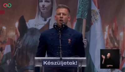 Viktor Orban's rival Peter Magyar, currently beating him in the polls in Hungary, says (to Orban, in Russian) 