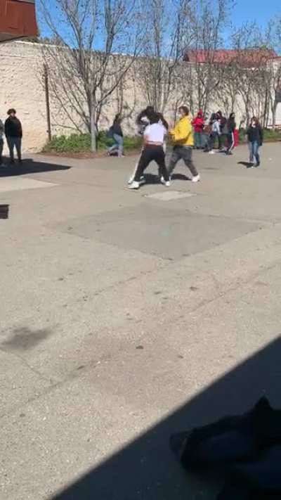 running fade cuz their girls fought and his homeboy jump in
