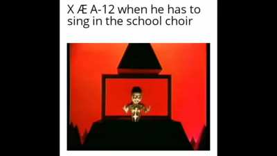 Leaked footage of Elon Musk's son singing