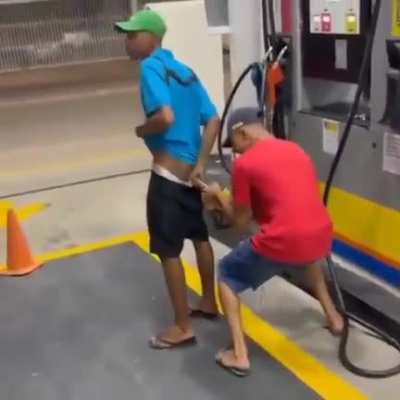 He was running low on fuel.