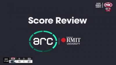 Score review complete, umpires call is: