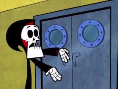 "Fred, come out of the freezer!"