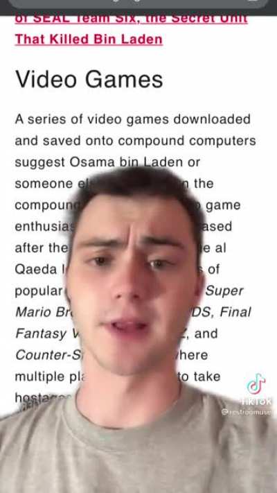 Osama been gamin