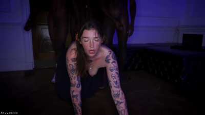 These guys didn’t hold back on my holes, they fucked me hard and I loved it 😈