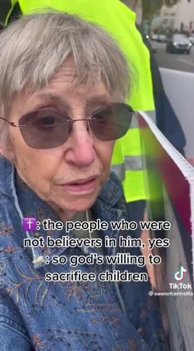 Pro-Life protestors are asked why their God isn&rsquo;t so pro-life