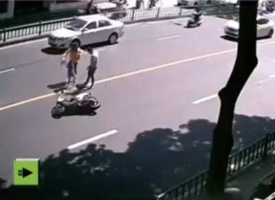 Cue Benny Hill