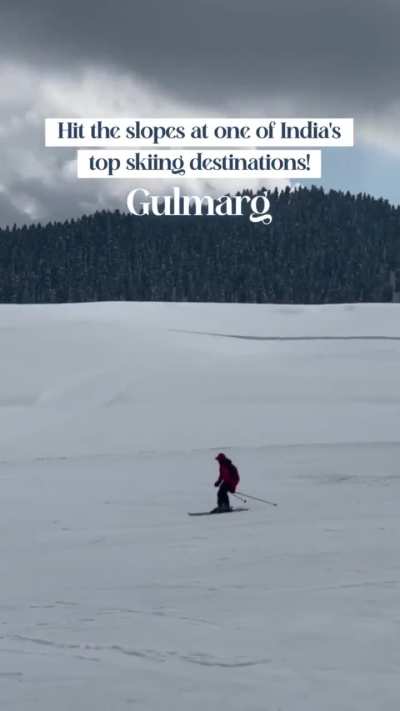 The snowy paradise of Gulmarg#Kashmir #Gulmarg #IndiaTravel