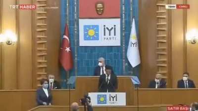 Akşener &ldquo;Devletin televizyonu takiptedir birazdan yayını keserler&rdquo; dedi, ve gerşekten TRT yayını kesti ezik korkaklar.