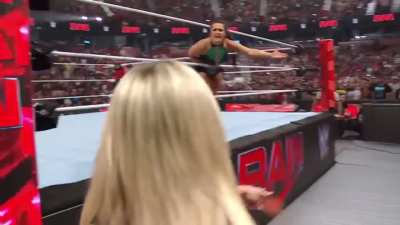 Becky got surprise