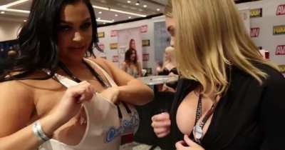 While at the AVN I found out Ashlyn is Bigger Than I thought [self]