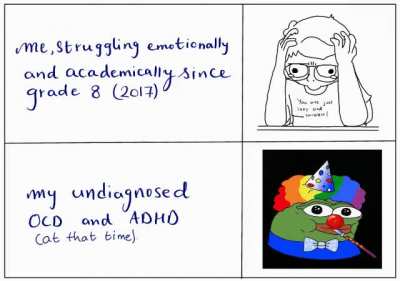 All the self-hatred and weirdness feel well explained now.