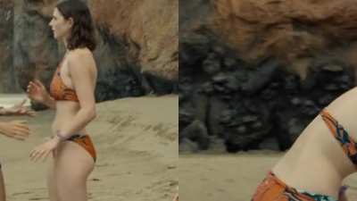 Thomasin McKenzie's lovely body. (Old, 2021)