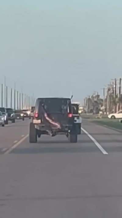 A 22-year-old was ejected from a Jeep after it collided with a Tesla in Port Aransas, Texas. The Texas DPS said the Jeep driver, who caused the crash, was arrested for DWI. The ejected man was hospitalized, though the extent of his injuries is unknown.