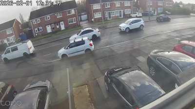 White Skoda decided to give me a surprise (UK) [oc]
