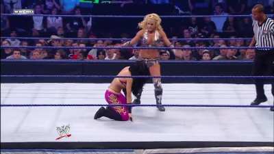 Melina getting kneeled &amp;amp; kicked