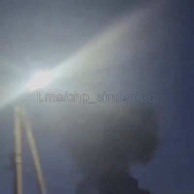 A Russian military base and an oil depot were hit by Ukrainian missiles in Hvardiiske, just north of Simferopol in occupied Crimea last night.