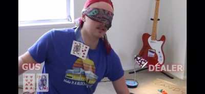 Gus Johnson&rsquo;s blindfolded mousetrap blackjack