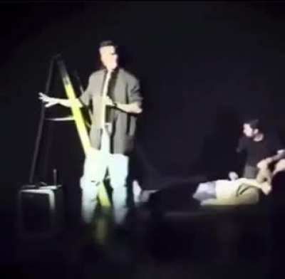 Maniac Pulls From Trust Fall and Injures Guest To Help Him Prove "Trust Only You."
