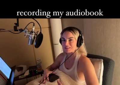 Recording audiobook for &ldquo;Over The Influence&rdquo; | IG 9/9/24