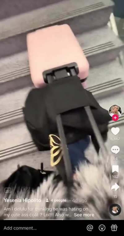 Her coat made her miss her flight 