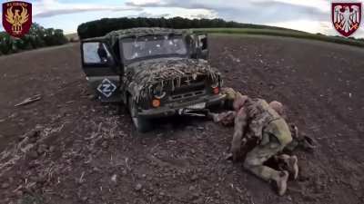 UA 82nd Separate Air Assault Brigade ambushed a transport with russian soldiers, reportedly marines