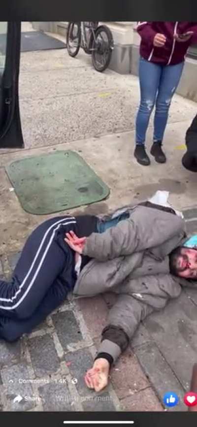 A guy in New York jumps off building, lands on car and survives