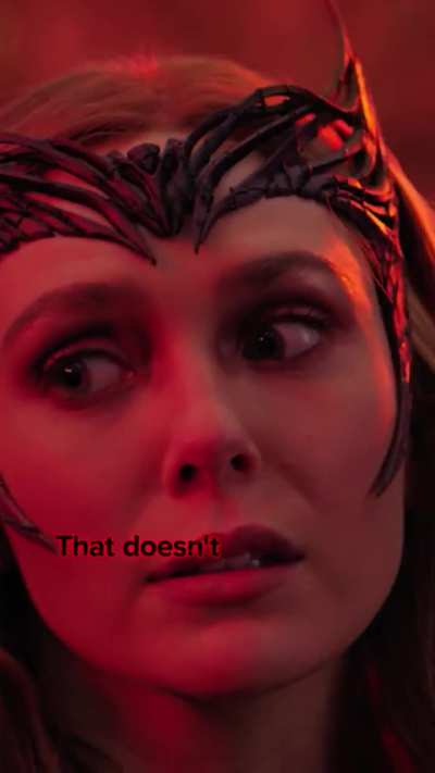 There's no controlling the Scarlet Witch.