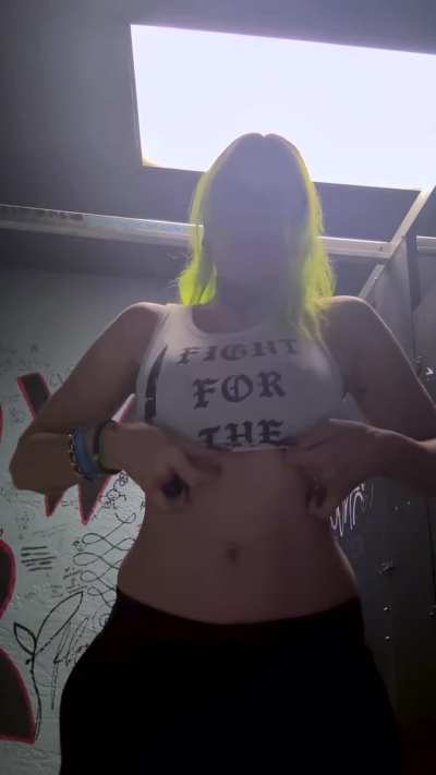 things got a little outta hand at Poison the Well last night...