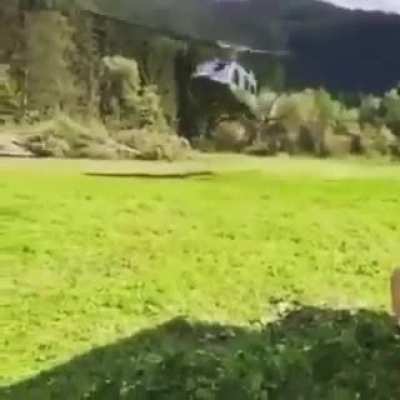 Rescue Helicopter Landing