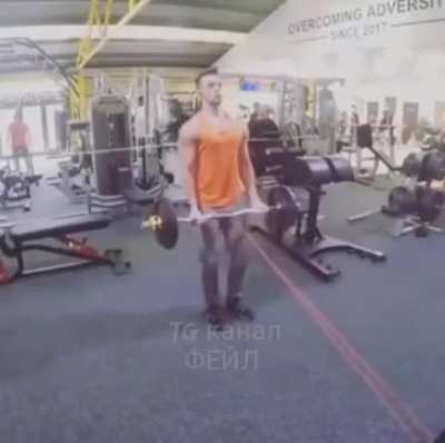 At the gym
