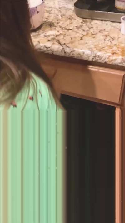 Chloe lamb in green skirt